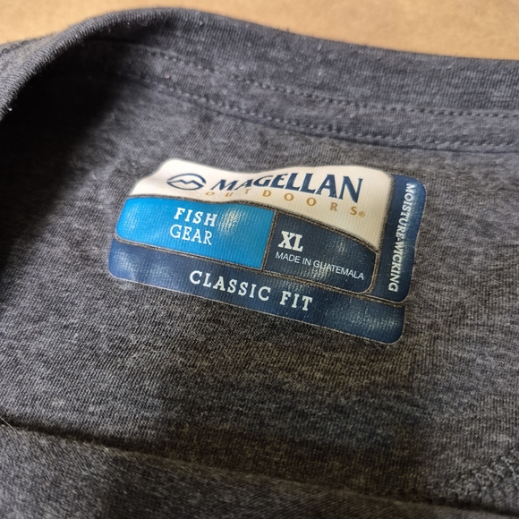 6 Magellan Short Sleeve Tees: Teal, Blue, Sky Blue, Red, Pink & Gray 2907-12/24 - Picture 7 of 16